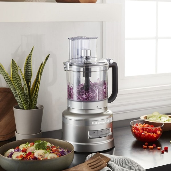 KitchenAid 13 Cup Food Processor, 3-in-1 Feed Tube - On Sale - Bed
