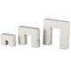 preview thumbnail 2 of 14, White or Black Marble Square Arch Abstract Decorative Sculpture with Varying Sizes (Set of 3)
