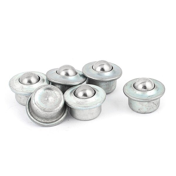 Unique Bargains Chair Leg Metal Eye Shape Roller Flange Ball Transfer Bearing Unit Conveyor 3pcs