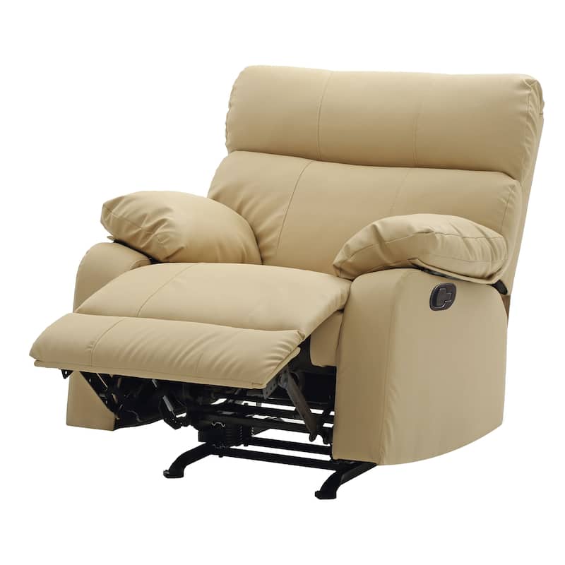 Manny Faux Leather Rocker Recliner