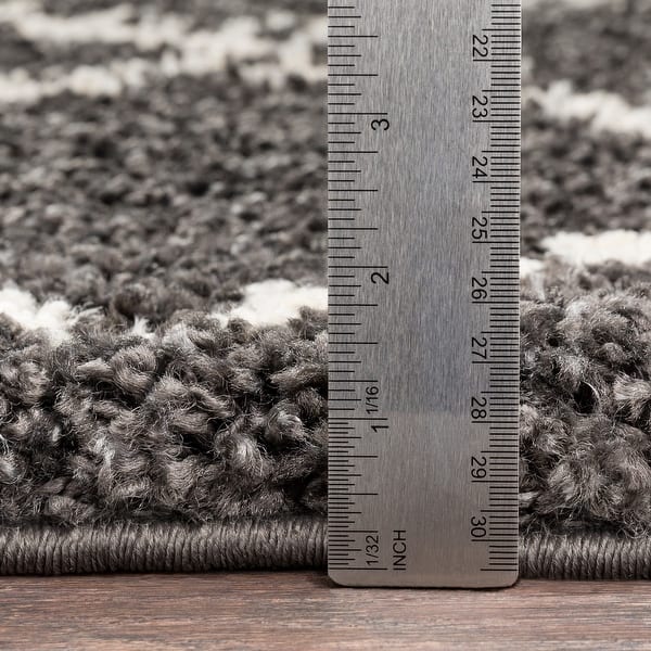 Livabliss Stevie Bohemian Patterned Shag Area Rug