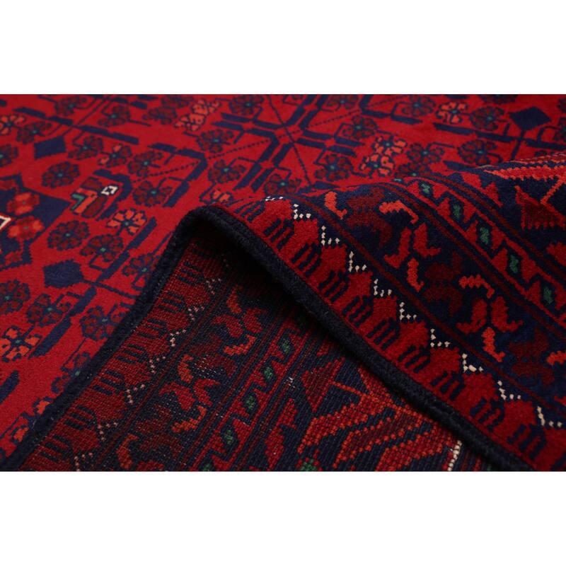 ECARPETGALLERY Hand-knotted Finest Khal Mohammadi Red Wool Rug - 6'0 x 8'1