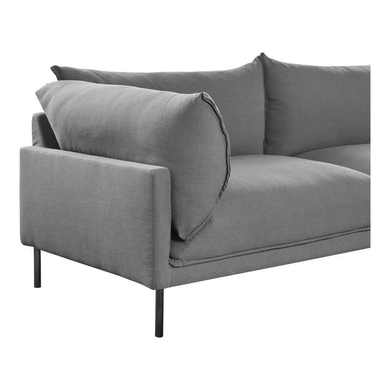 Aurelle Home Modern Deep Seat Chaise Sectional