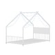 preview thumbnail 10 of 21, Kids House Bed with Canopy,LED Lights and Sturdy Construction,Twin-Size