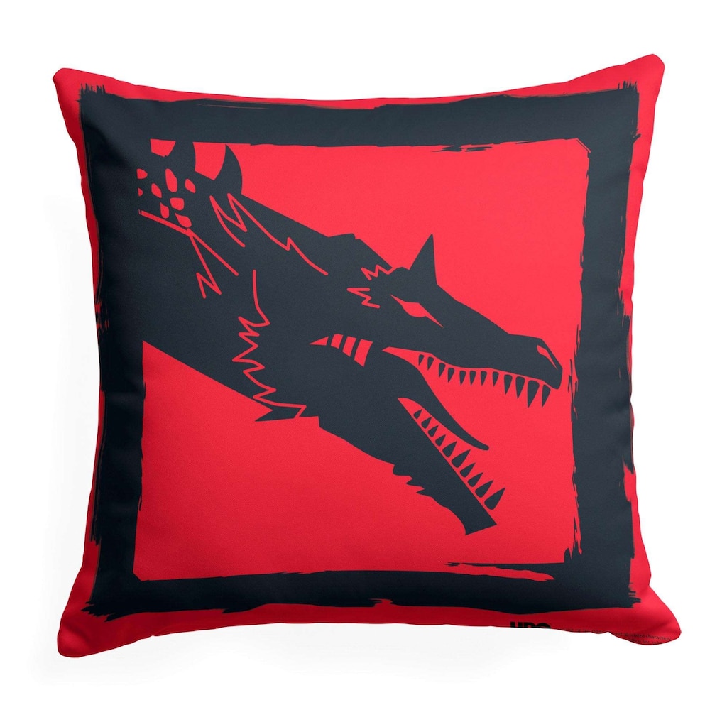 Warner Brothers Game of Thrones Year of the Dragon Red Dragon 18 Inch Throw Pillow