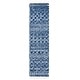 preview thumbnail 34 of 62, SAFAVIEH Berber Fringe Shag Liller Trellis Area Rug 2'2" x 8' Runner - Dark Blue/Ivory - Runner