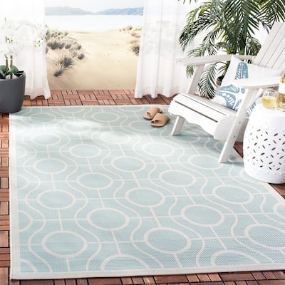 SAFAVIEH Courtyard Joline Indoor/ Outdoor Waterproof Patio Backyard Rug
