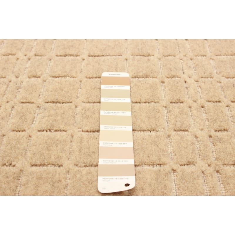 Kashkuli Gabbeh Tan Rug 3'11" x 3'11" - 3'11 x 3'11