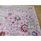 preview thumbnail 4 of 9, Hand Knotted Pink Oushak with 100% Wool Oriental Rug (8'2" x 10'5") - 8'2" x 10'5"