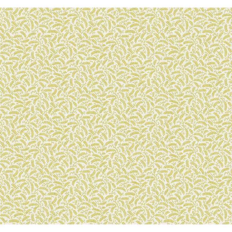 Seabrook Designs Cossette Nonwoven Unpasted Wallpaper - 27 in. W x 27 ft. L - Dandelion