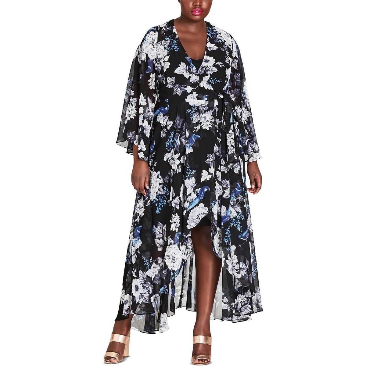 wrap over dresses size 18