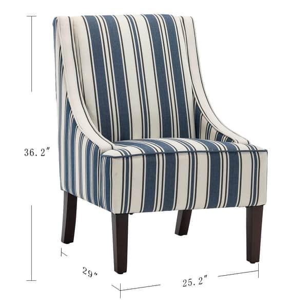 WOVENBYRD Swoop Arm Velvet Accent Chair On Sale Overstock 33854544
