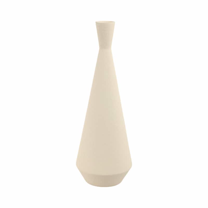 Ceramic Vase Twisted Geometric Modern Decorative Accent