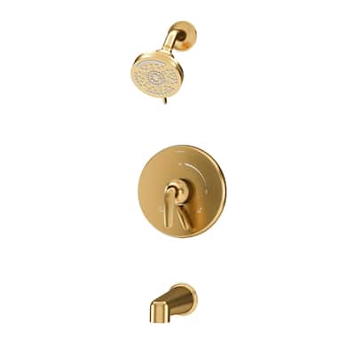 Symmons S559215TRM Birch Tub and Shower Trim Package with 1.5 GPM