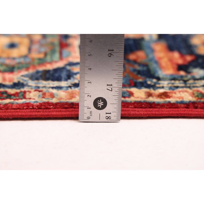 ECARPETGALLERY Hand-knotted Aryana Red Wool Rug - 6'7 x 8'4