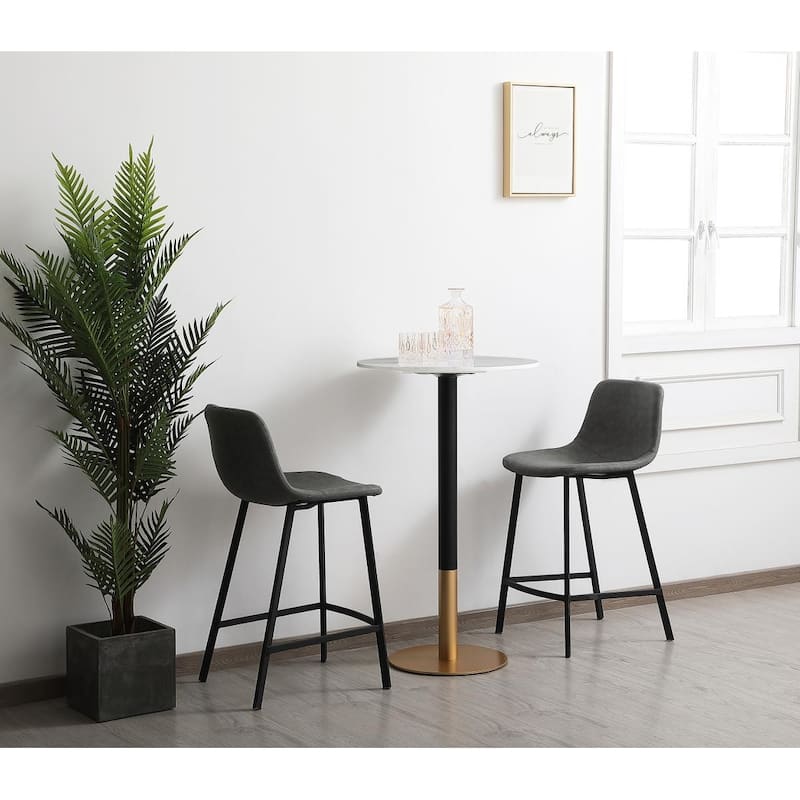 Linx 23" Faux Marble Pub table