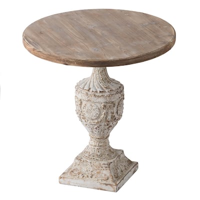 Antique Round Wood Table
