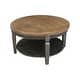 preview thumbnail 22 of 24, Vista Round Coffee Table Hickory/Washed Coal