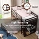 preview thumbnail 27 of 27, Costway Twin Over Twin Loft Bunk Bed Wood w/Bookcase Guardrail Ladder - 79.5'' x 44'' x 58.5''