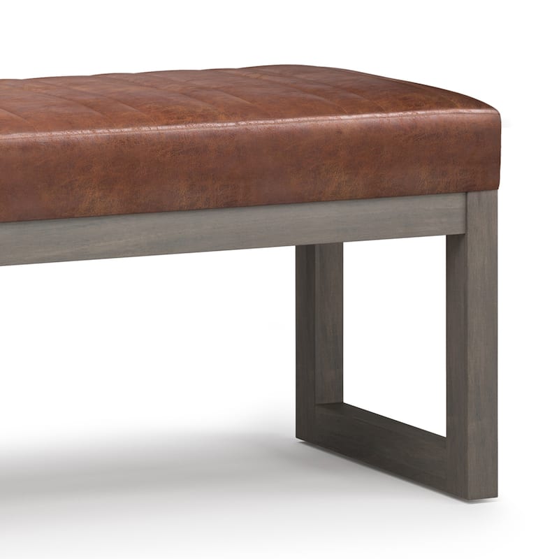 WYNDENHALL Kaufman 48 inch Wide Contemporary Rectangle Ottoman Bench