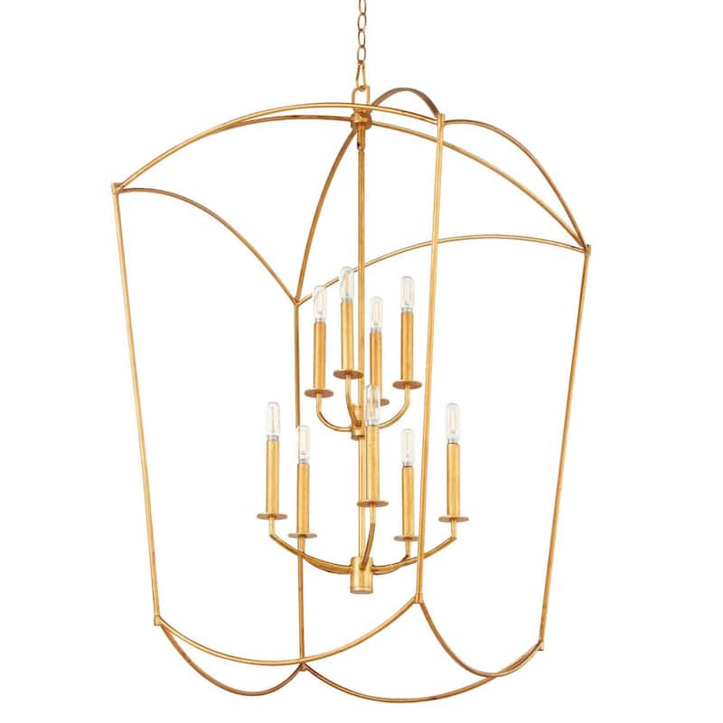 Quorum International 6812-9 Mantle 9 Light 25" Wide Pendant