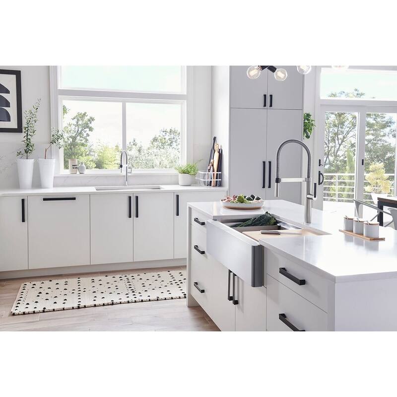 Blanco Quatrus 33" Farmhouse Single Basin Stainless Steel Kitchen Sink