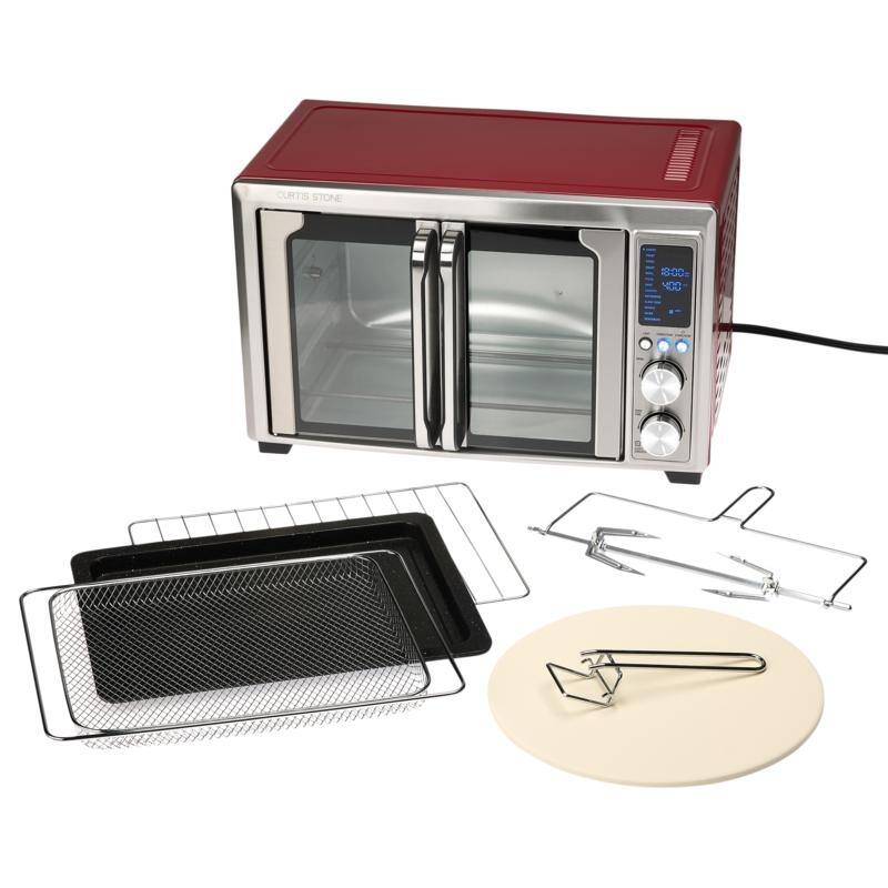 Curtis Stone 32-Quart Digital Airfryer Oven Refurbished - Red