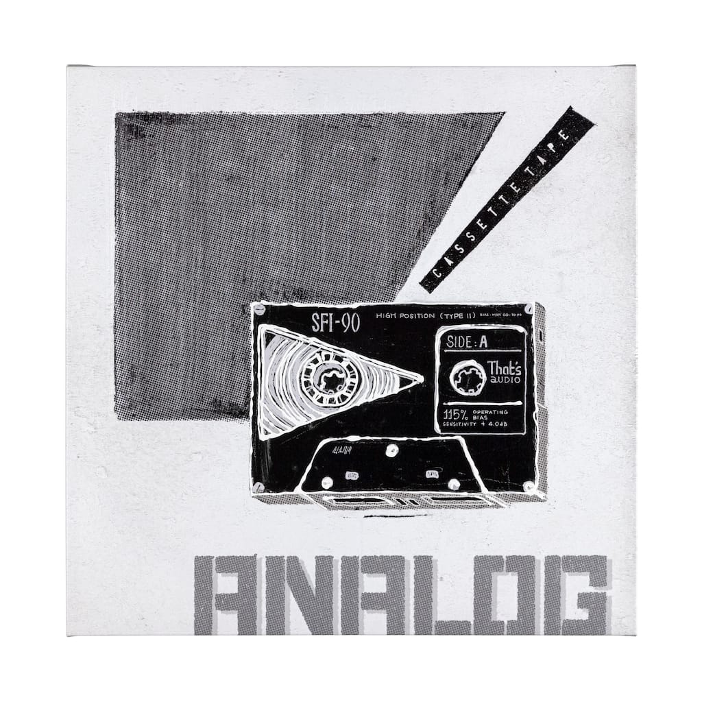 Cassette Tape I (41 x 41) Canvas Art Print