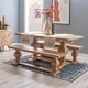 preview thumbnail 4 of 7, Quinlan Solid Pine Dining Table
