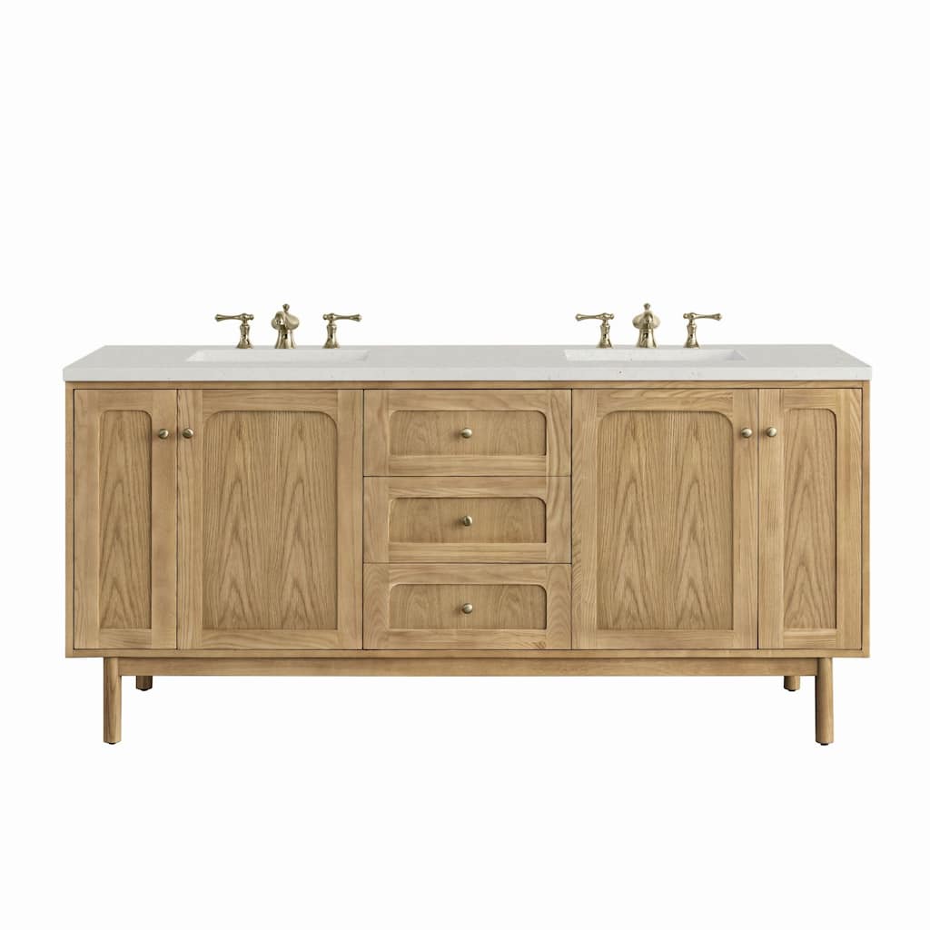 James Martin Vanities 545-V72-3LDL Laurent 72" Double Basin Wood
