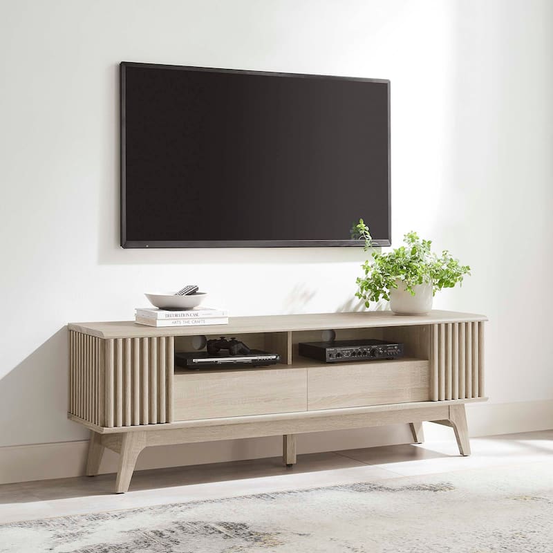 Eudora 60" TV Stand - Oak