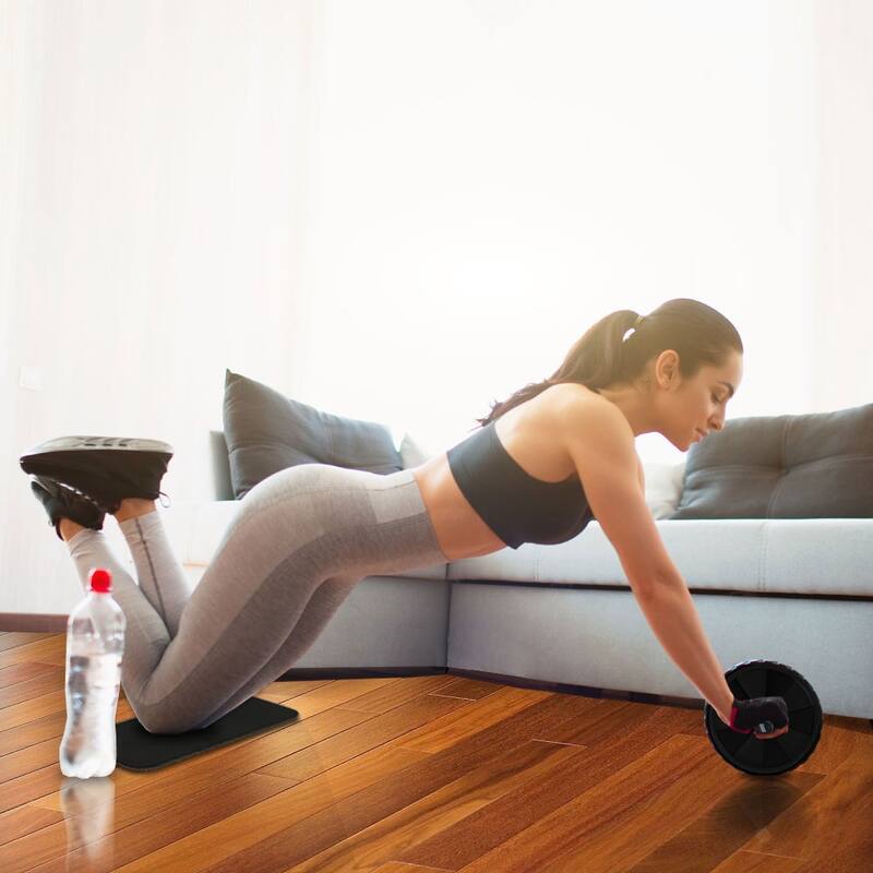 HolaHatha Exercise Fitness Abdominal Core Toner Workout Single Ab Roller Wheel - 1.48