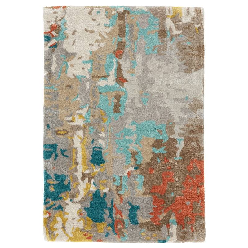 Matcha Handmade Abstract Area Rug