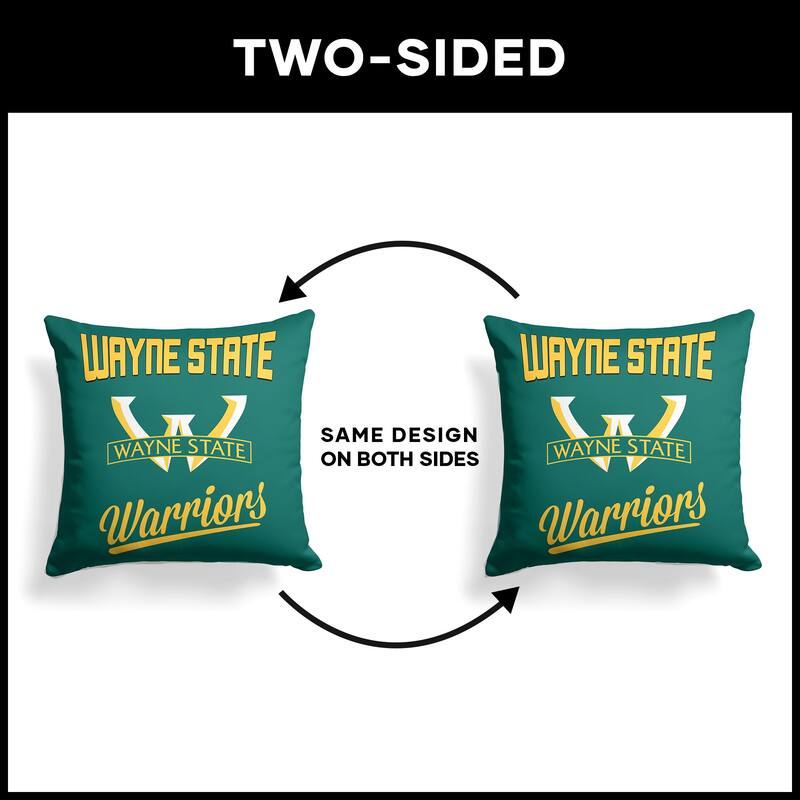 NCAA GLIAC Alumni 18 Inch Throw Pillow