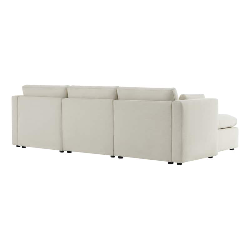 Celia Oversized Modular Sectional Fabric Sofa Set