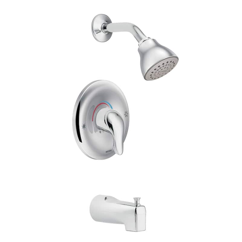 Moen Posi-Temp Pressure Balanced Tub and Shower Trim with 2.5 GPM - Chrome