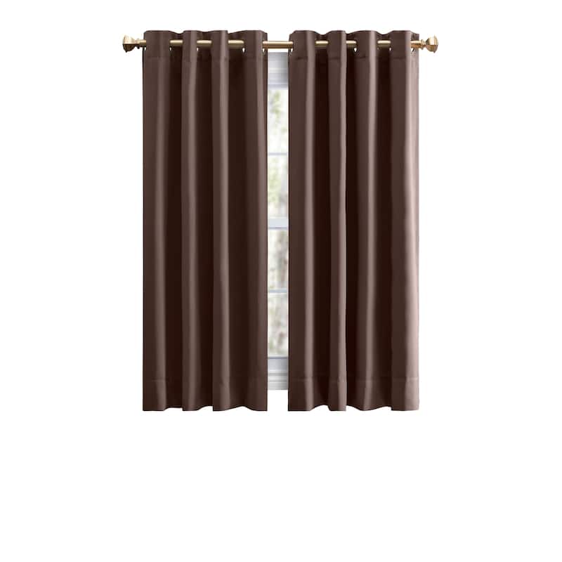 Ultimate Blackout 36-inch Short Length Grommet Curtain Panel - 56"w x 36"l