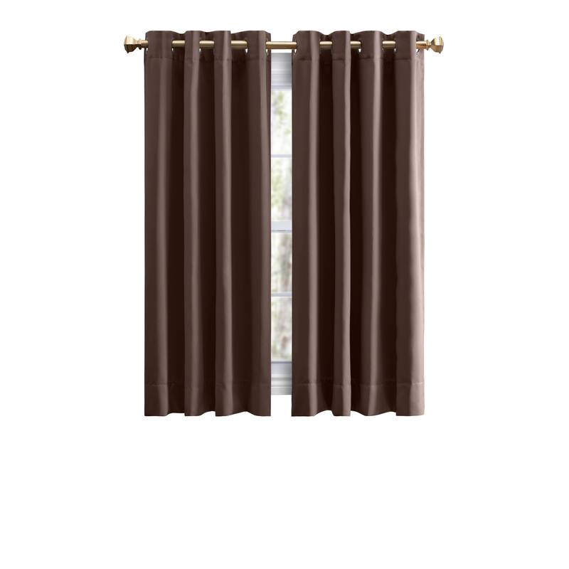 Ultimate Blackout 54-Inch Short Length Grommet Curtain Panel