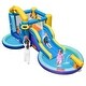preview thumbnail 10 of 8, Gymax Kids Inflatable Water Slide Park Bounce Castle w/ 50 Ocean Balls