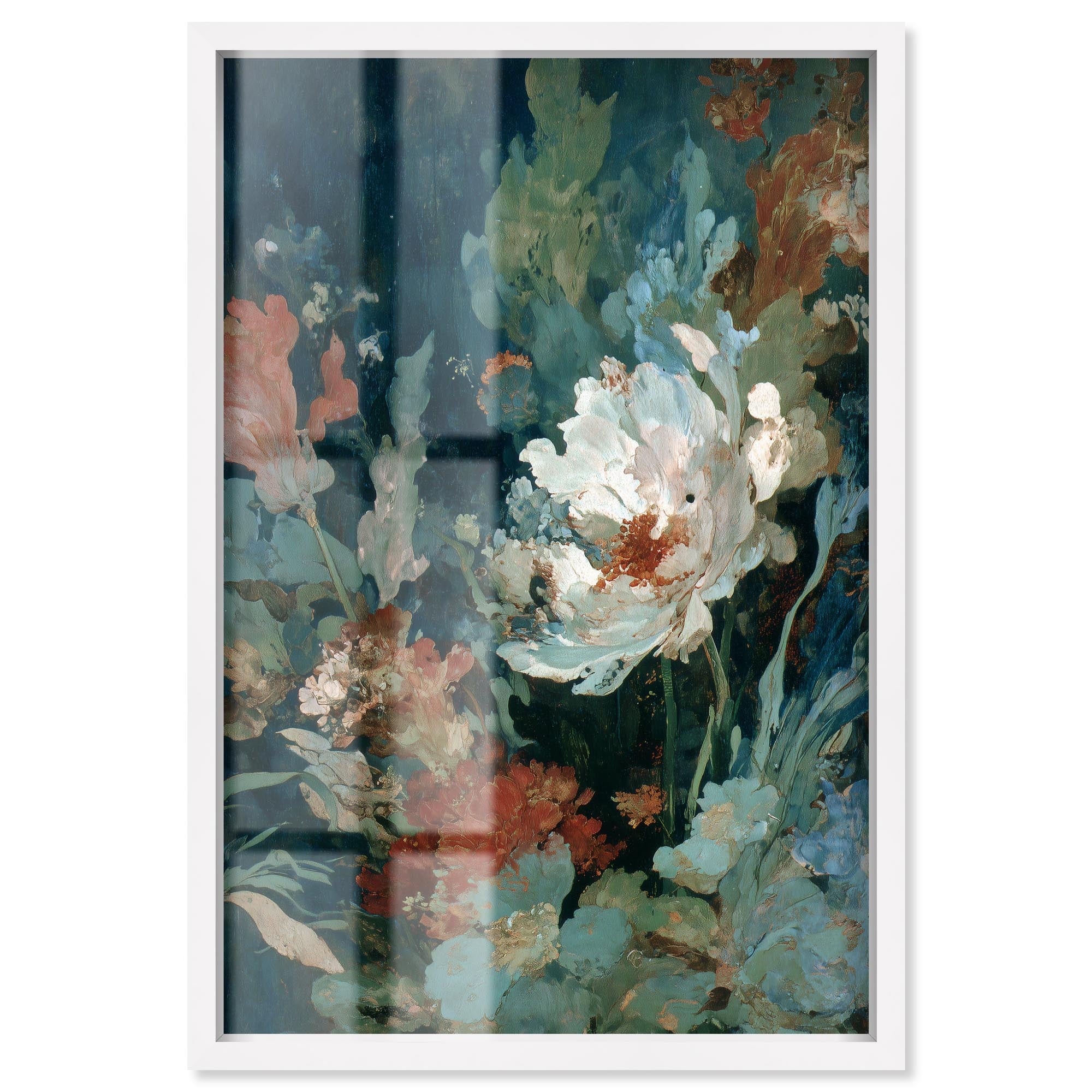 Peony of Summer Flower Wall Decor Shadowbox Print by Art Remedy