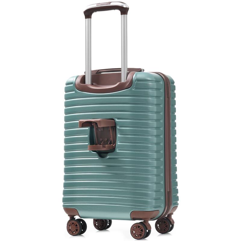 Hardshell Luggage Lightweight Luggage Set with Spinner Wheels and Combination Lock for Boarding Travel
