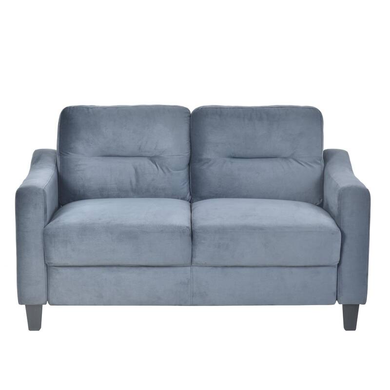Convertible Velvet Sectional Sofa, Plush Comfort for Small Spaces