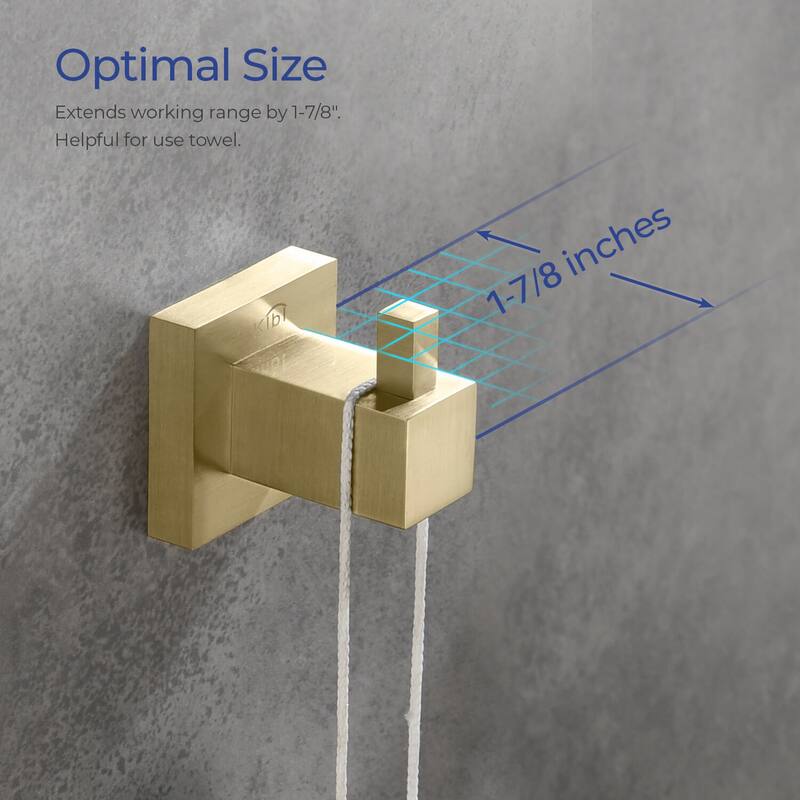 Cube 4 Piece Bathroom Hardware Set
