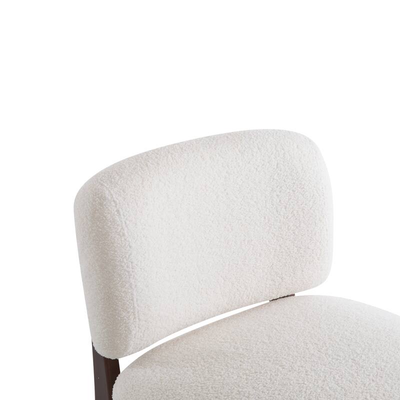 Modern Boucle Lounge Chair