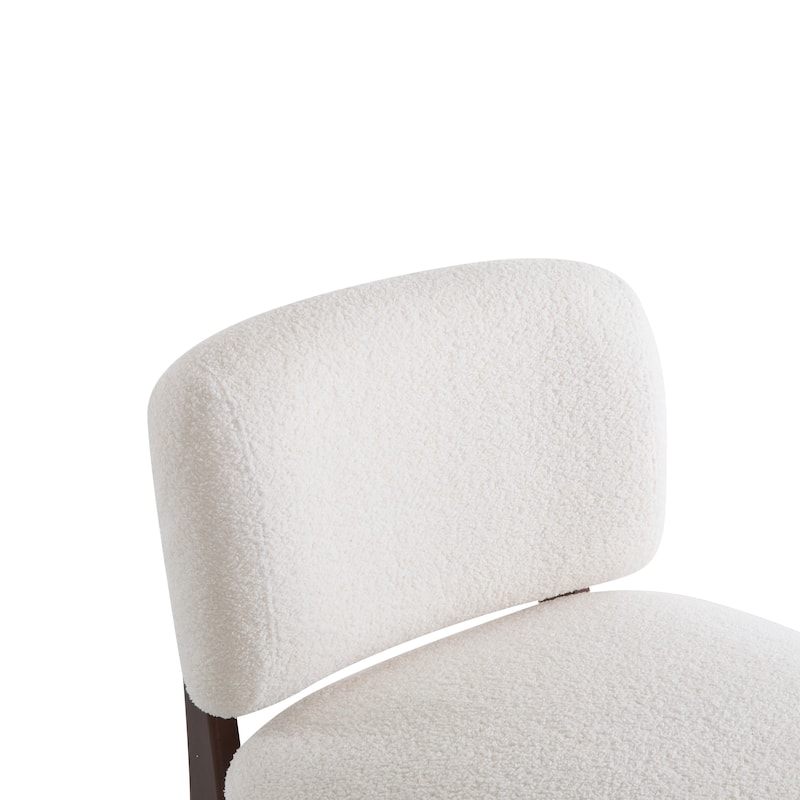 Modern Boucle Lounge Chairs (Set of 2)