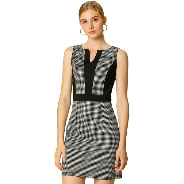 black and white work dress