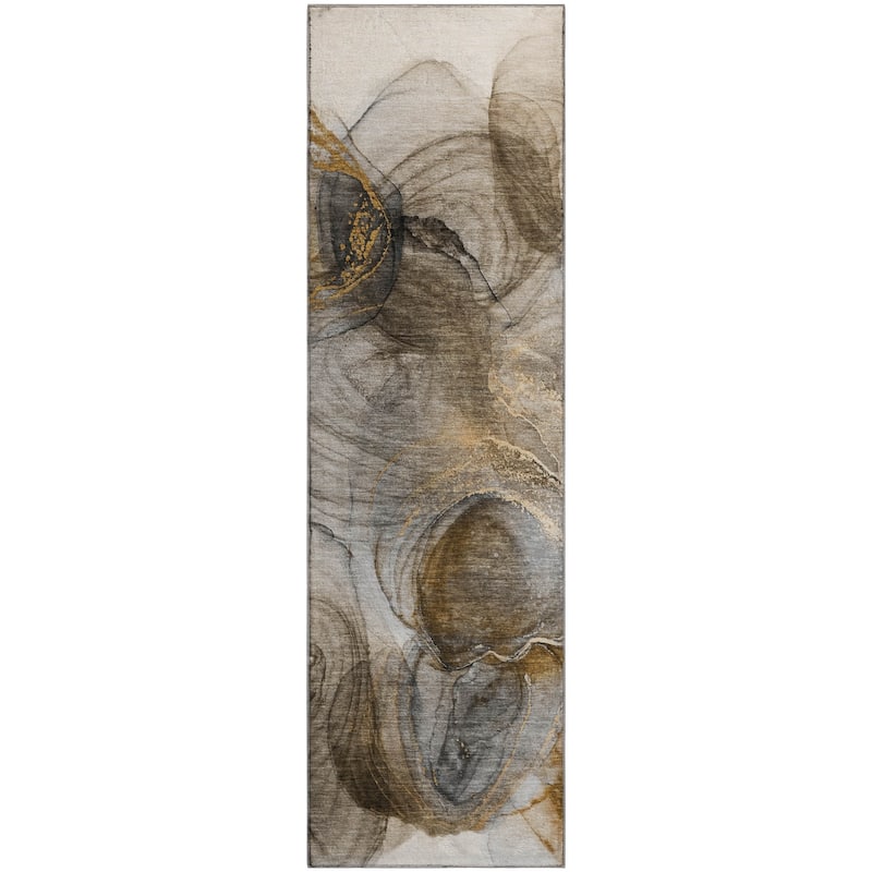 Premium Washable Super Soft Abstract Contemporary Mayfield Rug
