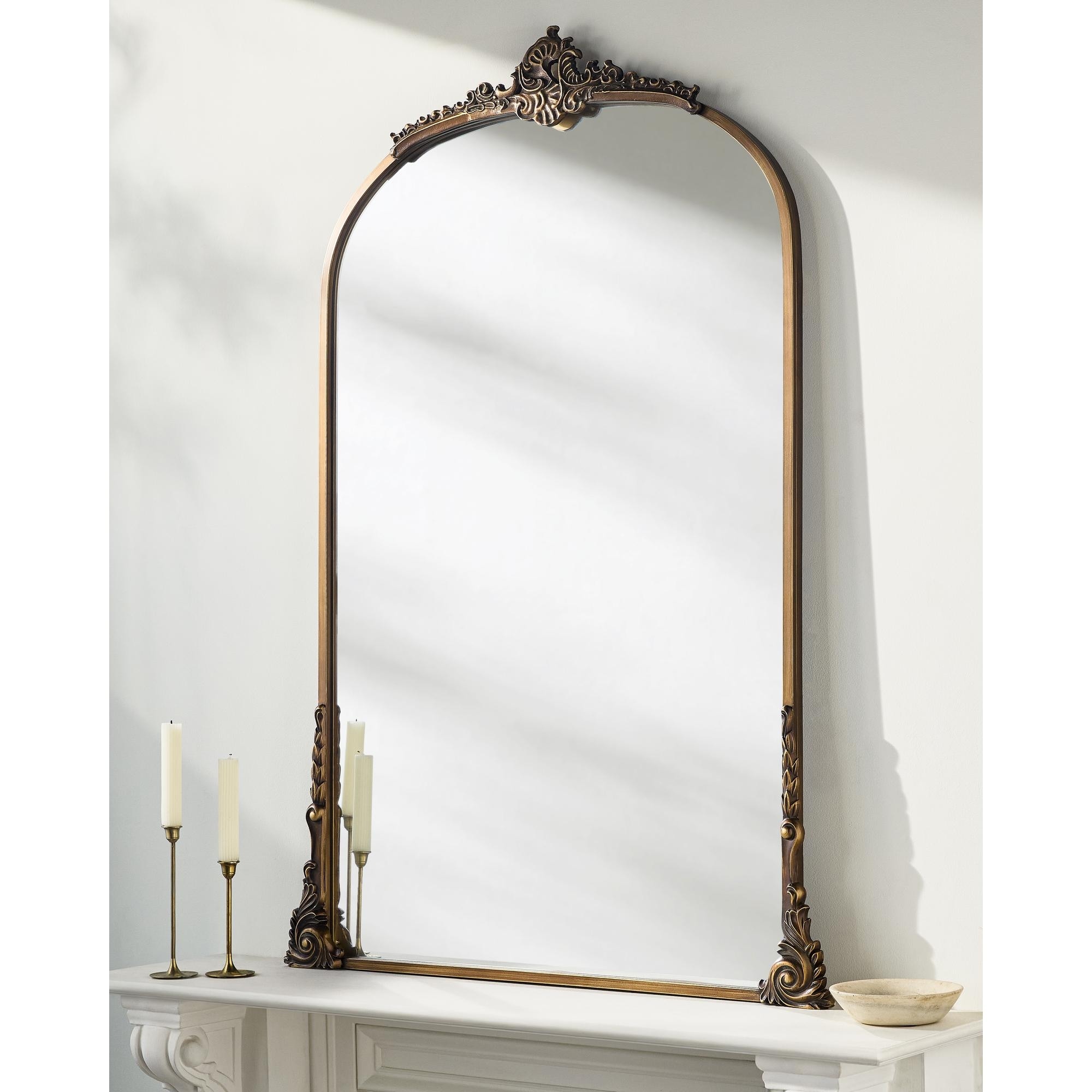 Livabliss Nightingale Traditional Accent Mirror - 49"H x 35"W x 2"D