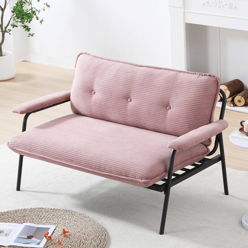 The 53-Inch Sofa Offers A Spacious Layout In The Small Apartment