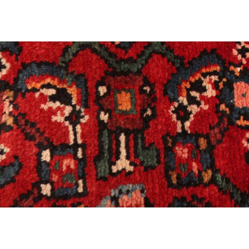 ECARPETGALLERY Hand-knotted Andelz Red Wool Rug - 3'8 x 10'2